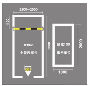 蘇州物業地下車庫劃線方案，地下車庫停車位劃線怎么施工？